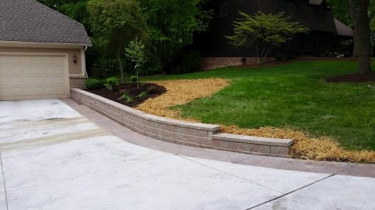 Driveway Retaining Wall